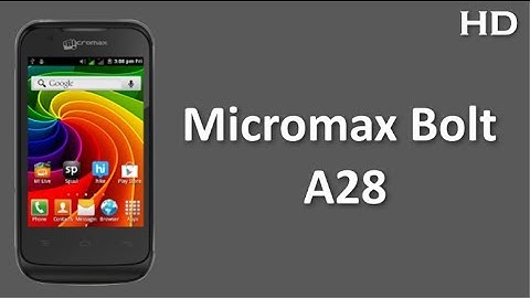 Micromax Bolt A28 Price Specification Review 3.5 inch TFT Display with 1 Ghz Spreadtrumm Processor