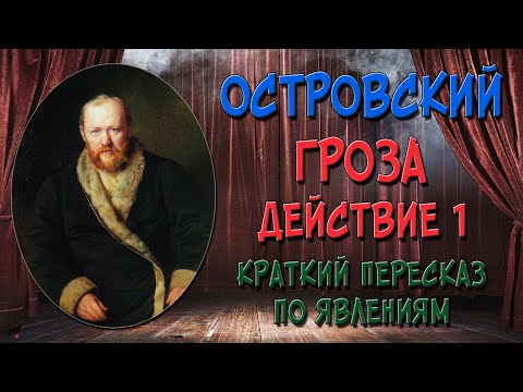 Гроза. 1 действие. Краткое содержание