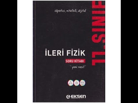 Eksen Yayınları İleri Fizik 11 Sorubank  Momentum I testi çözümleri