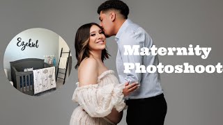 Behind the Scenes of our Maternity Shoot + Official Nursery Room Reveal!