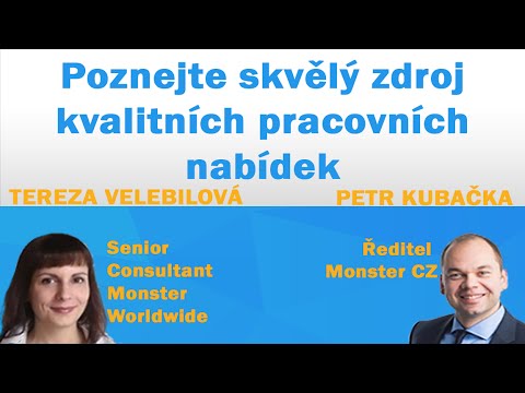 Záznam webináře: Poznejte pracovní portál Monster!