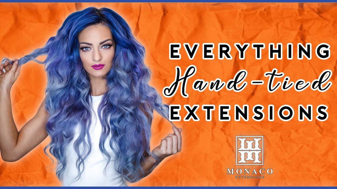 Monaco Blue Hair Extensions - wide 3