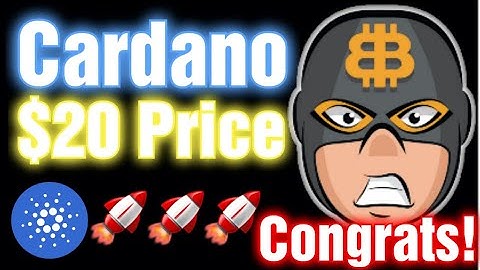 INSANE Cardano ADA $20 Price Prediction! SundaeSwap Conference! Congratulations @Bit Boy For 1 Mill.