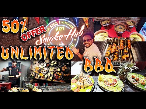 UNLIMITED BBQ 100+ ITEMS @50% OFFER | SMOKE HUB | VR GAMES | TRICHY | IRFAN