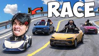 We Raced Downhill Using Mini Car In Gta 5