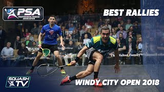 Squash: Best Rallies from Windy City Open 2018