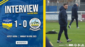 Post-match Interview | Rob Small vs Dover Athletic