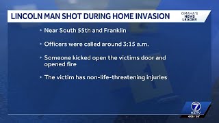 Lincoln police say intruder kicked in door and shot victim