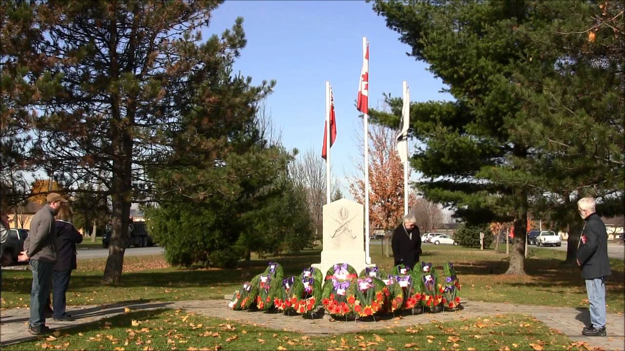 Remembrance Day 2014 Ingleside Ontario