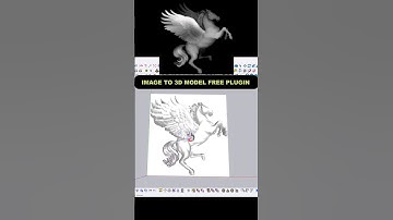 create a 3D model from image with free plugin in sketchup