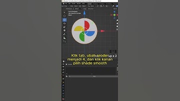 Membuat Logo Google Photo di Blender Part 03 #3dartist #3d #3dartwork #3dmodeling #tutorial #b3d