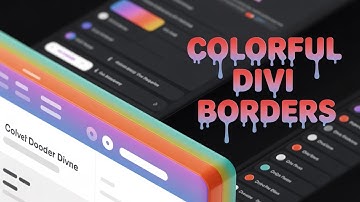 How to add a dual color multicolor or gradient border in divi wordpress website