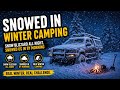 Solo Winter Snow Truck Camping - Snowed In - Diesel Heater Died - Winch Recovery