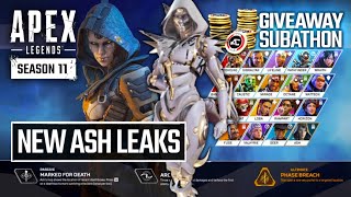 Apex Legends Leaks Season 11 Content (Ash Skins, CAR, Battlepass)