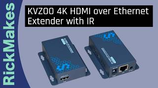 KVZOO 4K HDMI over Ethernet Extender with IR