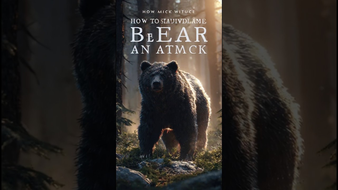 What To Do If a Bear Attacks &mdash; Survival Guide You Must Know 🐻⚠️#BearAttack #SurvivalTips #Wildlife