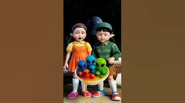 Squid Game AI Edible Aline Slime ASMR #squidgame #squidgame2 #ai #asmr