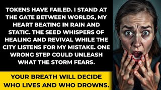 Tokens Fail at the Gate: Mira Faces the City's Horror Doom in a Rainstorm