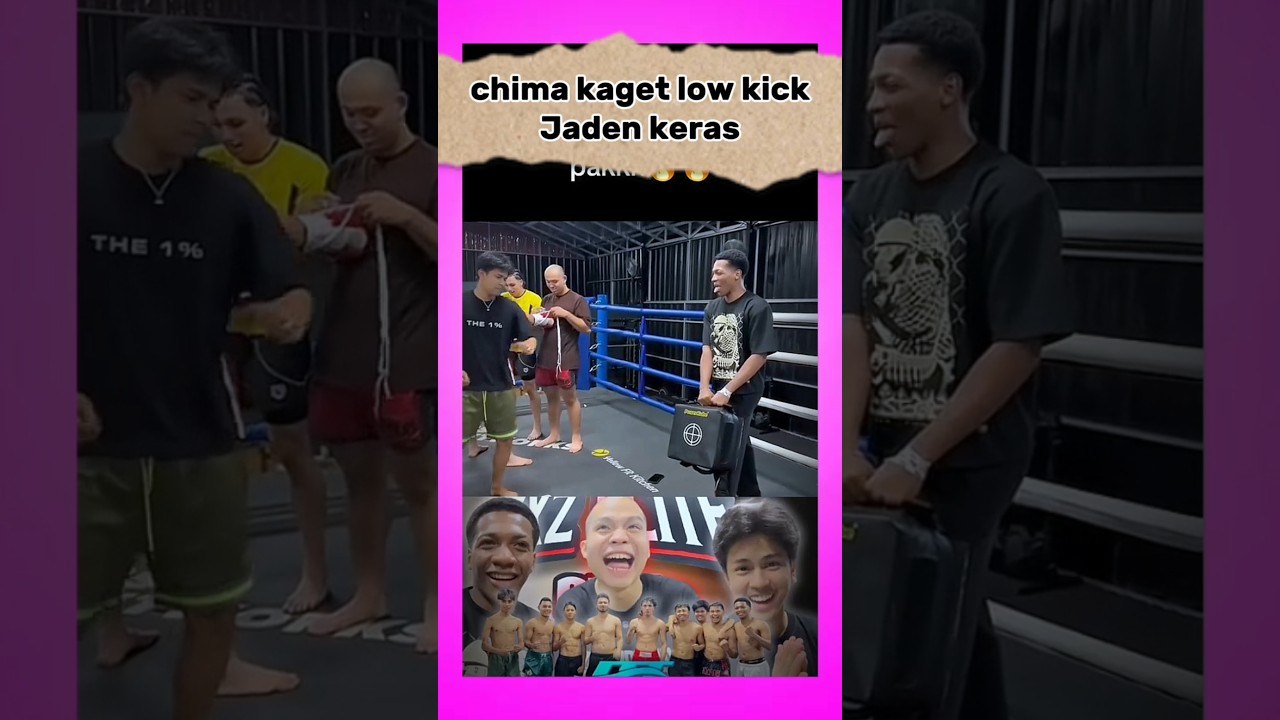 chima kaget low kick jaden ternyata keras #kkajhe #shorts