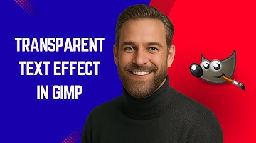 How to Make Transparent Text Effects in GIMP - GIMP Tutorial for Beginners