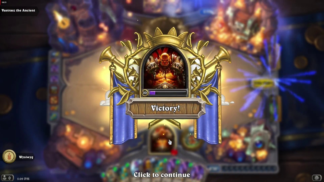 [Hearthstone] Dungeon Run - Warrior vs Vustrasz the Ancient