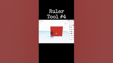 TinkerCAD Tips! Ruler Tool 4.                         #tinkercad #caddesign #3dprintable #3dprinting