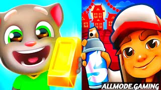Subway Surfers vs Talking Tom Gold Run 🔥 Ultimate Endless Runner Battle#subwaysurfers #tomgoldrun  screenshot 4