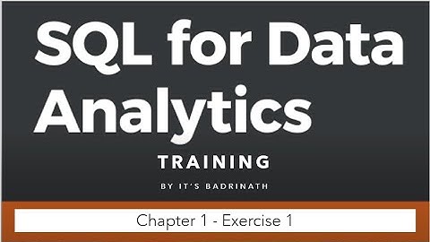 SQL for Data Analytics: Exercise 1 Histogram