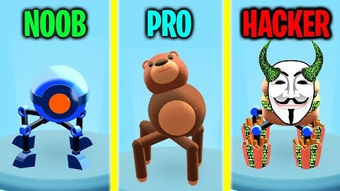 NOOB vs PRO vs HACKER in Rolly Legs!