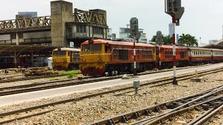 ขบวน 211 ออกจากสถานีกรุงเทพ Alsthom 4420 + 4413 | Train 211