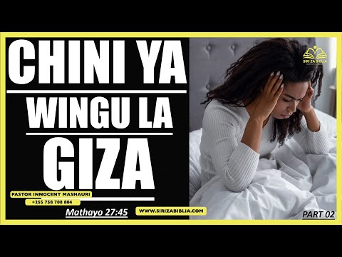 HATARI YA MKE WA NDOA NA WINGU LA GIZA Maarifa Ya Ki Mungu