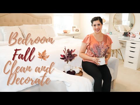 COZY BEDROOM FALL DECOR | Decorate with me 💛