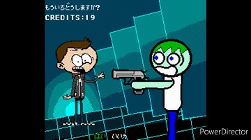 NES Japanese Bootleg Alfonzfangamer in Virtual World Continue and Game Over Screen