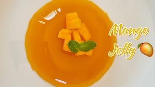 Mango Jelly Recipe | Mango Pudding | How to make Mango Jelly using agar agar | Homemade Mango Jello