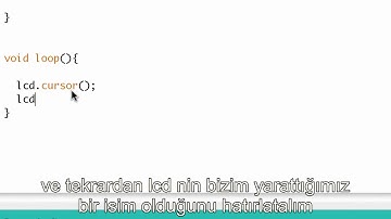 Arduino Dersleri - Ders - 20 - Sıvı Kristal Ekran ve Arduino Serisi Fonksiyonları 1