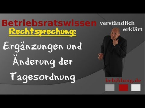 Video: Unterschied Zwischen Bekanntmachung Und Tagesordnung