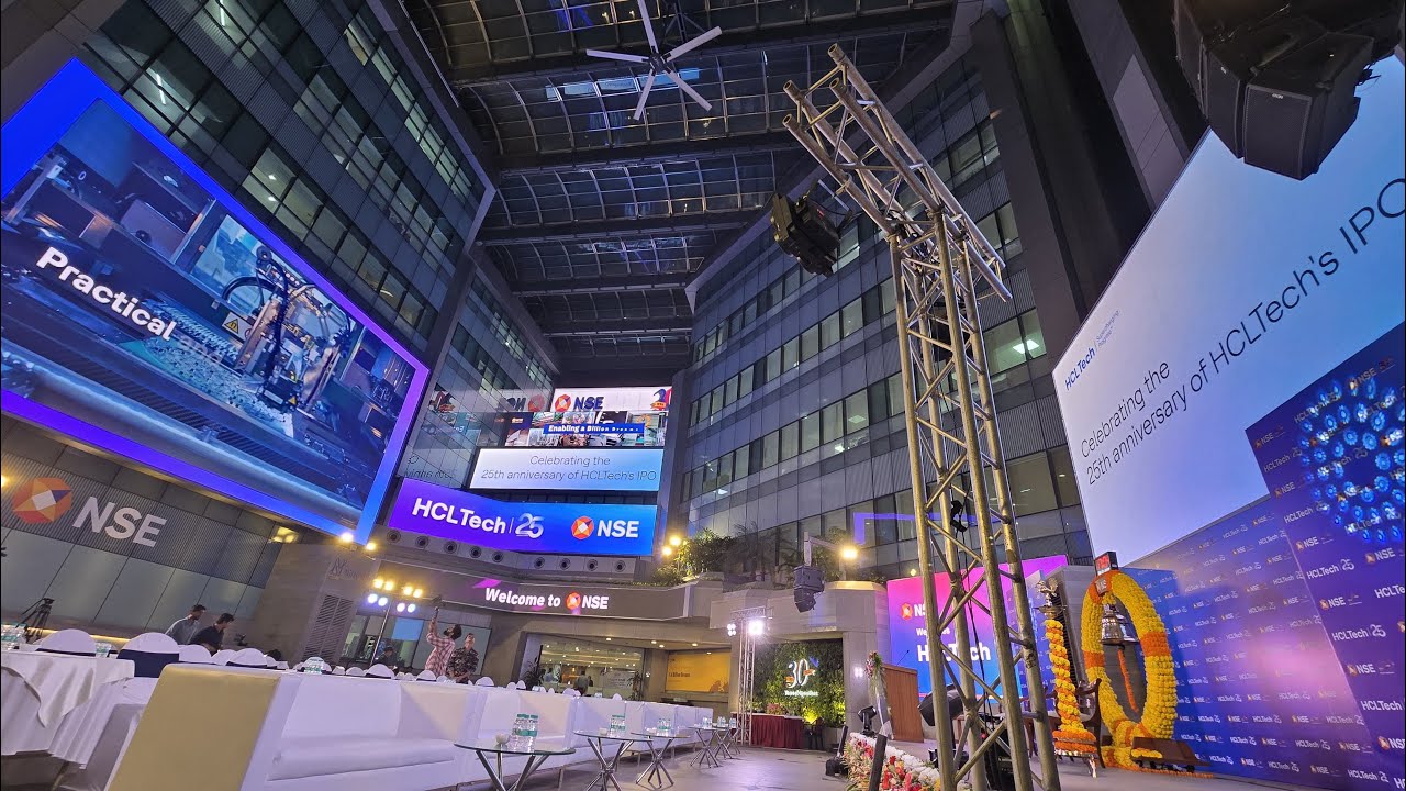 25 years of HCLTech being listed on NSE - YouTube