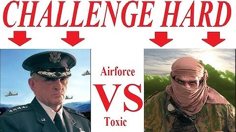 🔴 C&C Generals Zero Hour - Challenge Hard - 1 - Airforce vs Toxic 🔴