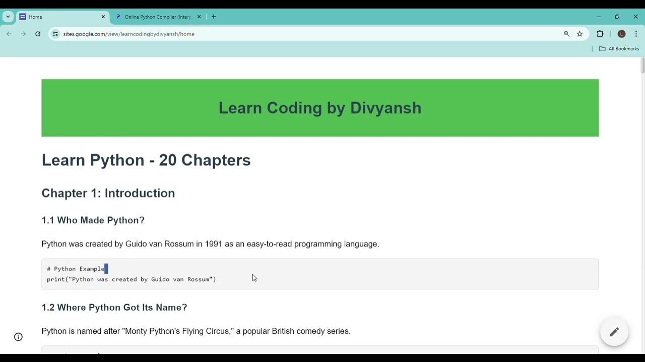 Python Full Course Part 1 - YouTube