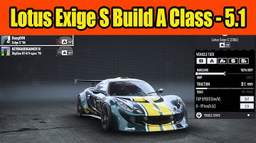 Lotus Exige S Build A Class Car in NFS Unbound Update Vol 5.1