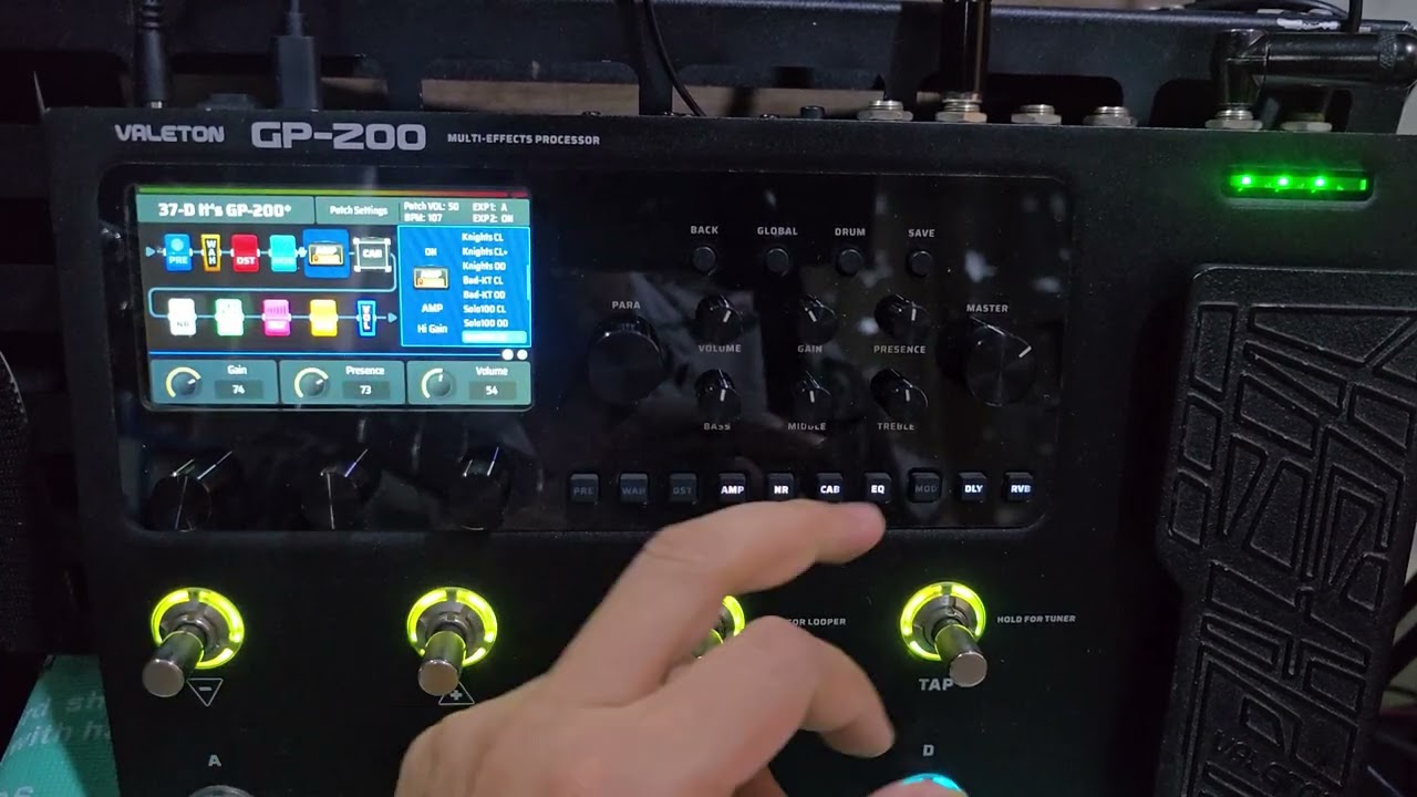 VALETON GP-200 วิธีทำให้เสียง Solo ค้างยาวมากขึ้น.พร้อมบอกเทคนิคการปรับซาว์ดกีต้าร BY JUMBOH