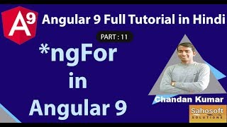 ngFor in Angular 9 : Angular 9 Full Tutorial in Hindi