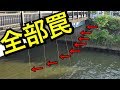街中に流れる川に大量の『罠』を仕掛けたら・・・