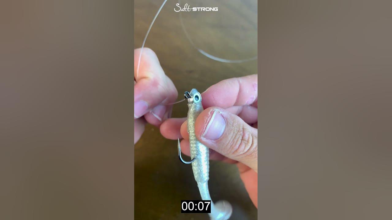 #1 Knot For Artificial Lures In Less Than 30 Seconds
