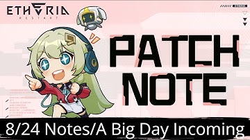 Etheria Restart - Patch Notes 24th Update/Buffs & Nerfs/RTA About To Be Lit