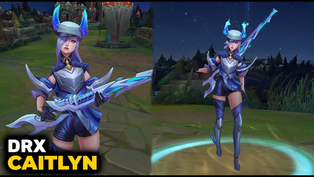 DRX Caitlyn Skin Preview - League of Legends - YouTube
