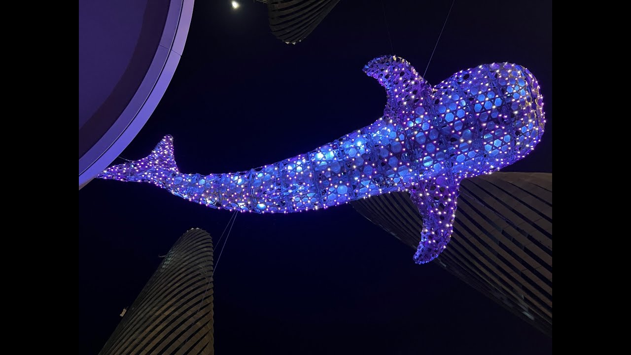 Whale Shark Light Show | Lusail Boulevard | FIFA 2022 World Cup Events | Al Nehem Show