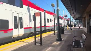 Caltrain Stadler KISS EMU Departing San Mateo on L1 #124 Southbound screenshot 5