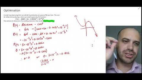 Optimisation: Optimising Profit