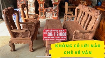 Bộ Bàn Ghế Giả Cổ - Minh Quốc Đào Cột 10 Gỗ Hương Đá Siêu Đẹp